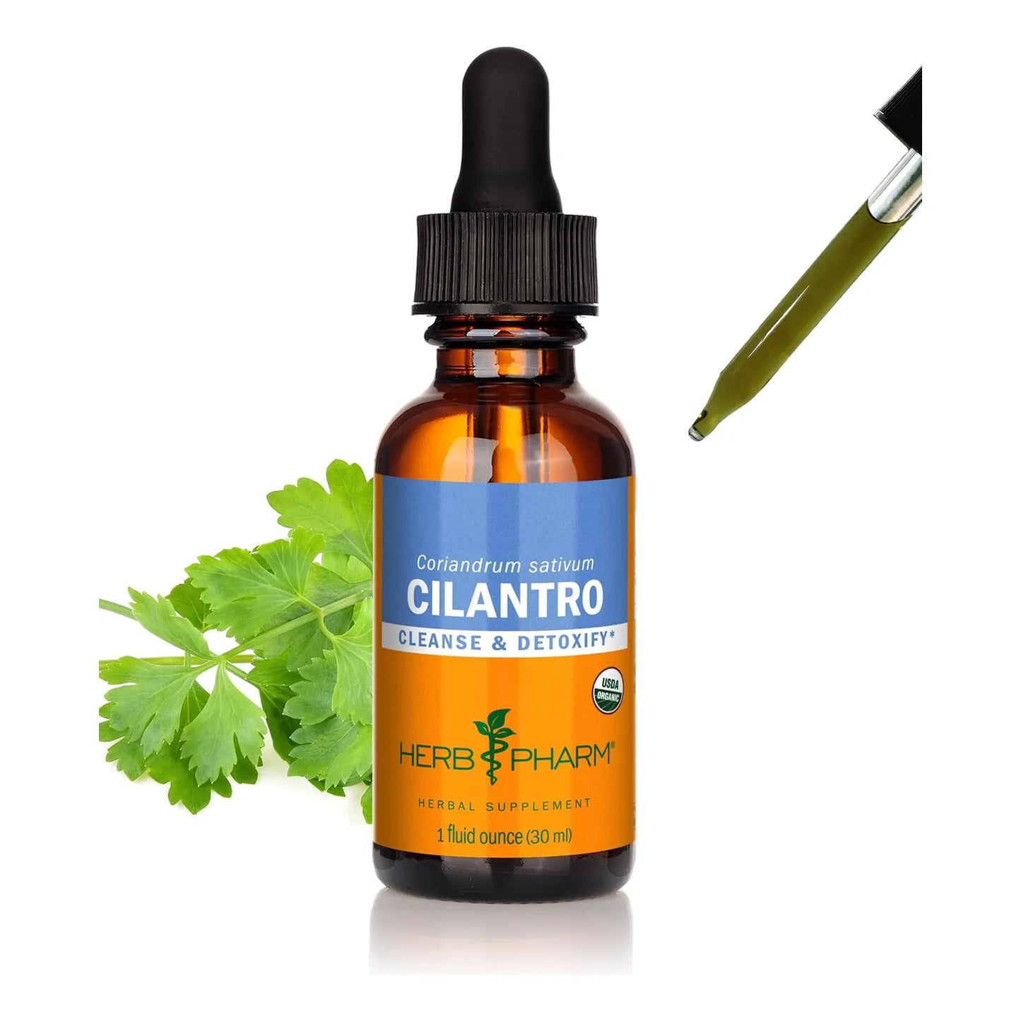 Extracto De Cilantro Orgánico Para Desintoxicación Y Limpieza Corporal 1 Onza