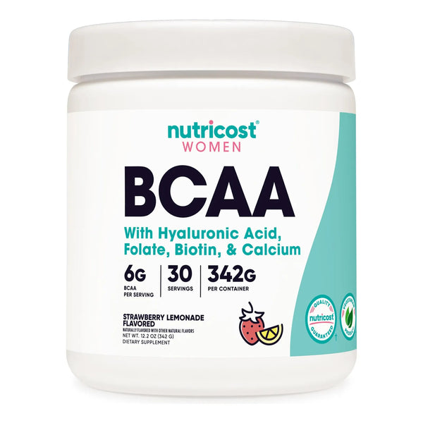 BCAA Para Mujer Limonada De Fresa 30 Porciones Sin Gluten Y Sin Omg