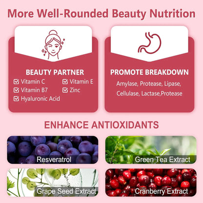 Píldoras De Colágeno Liposomal 2000 Mg Con Biotina Para Piel Cabello Y Uñas