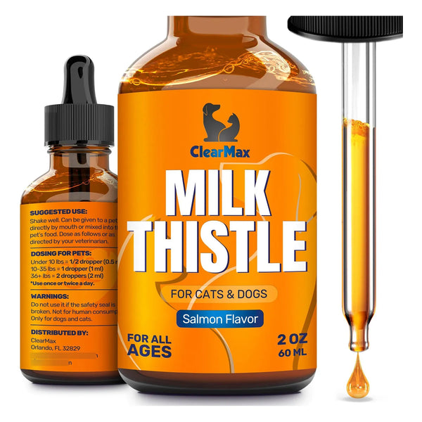 Cardo Mariano Liquido 60 Ml Soporte Hepatico Renal Para Perros