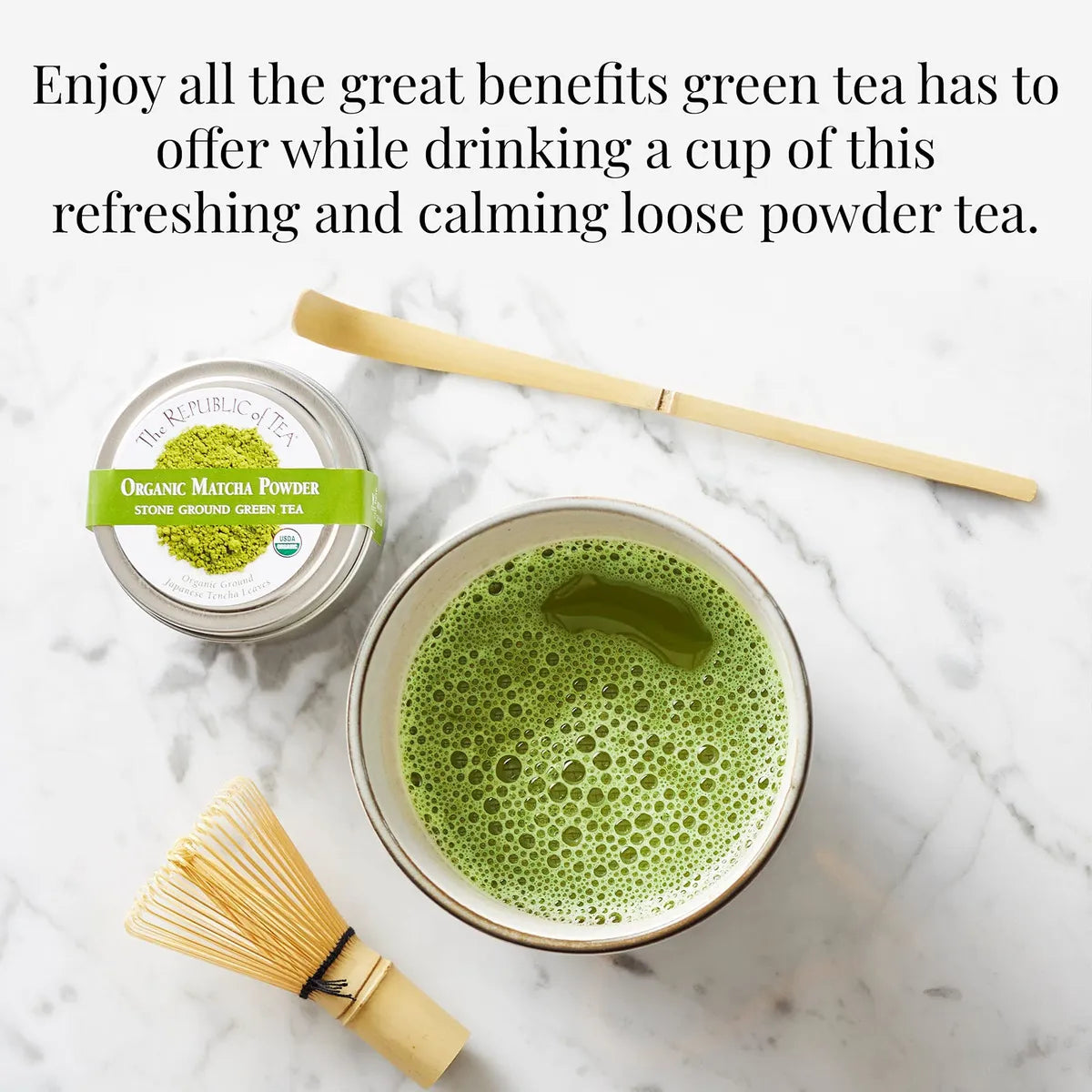 Té Matcha Orgánico En Polvo 100g Batidos Repostería Energía Natural