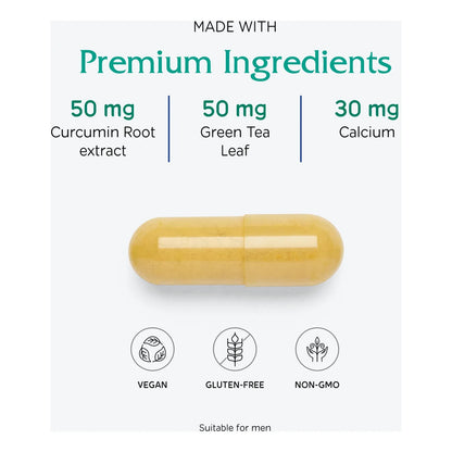 Vitanica Mid Life Symmetry Multivitaminico Mineral Alta Potencia 50 65 Vegano 180 Capsulas