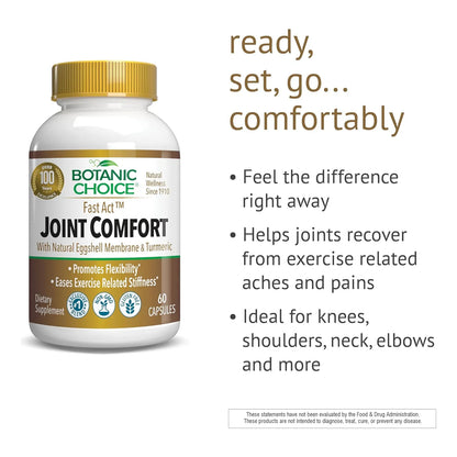 Confort Articular Accion Rapida Con Membrana De Cascara De Huevo NEM Y Curcumina 60 Capsulas