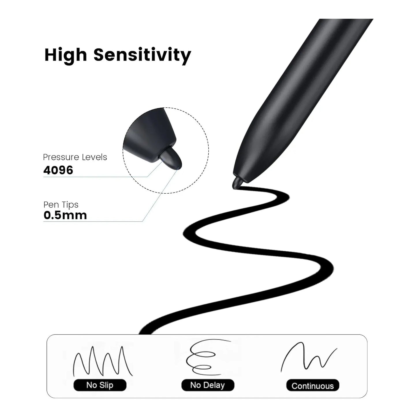 Lapiz Capacitivo Emr Con Borrador Digital Para Samsung Galaxy Tab S9 S8 S7 S6