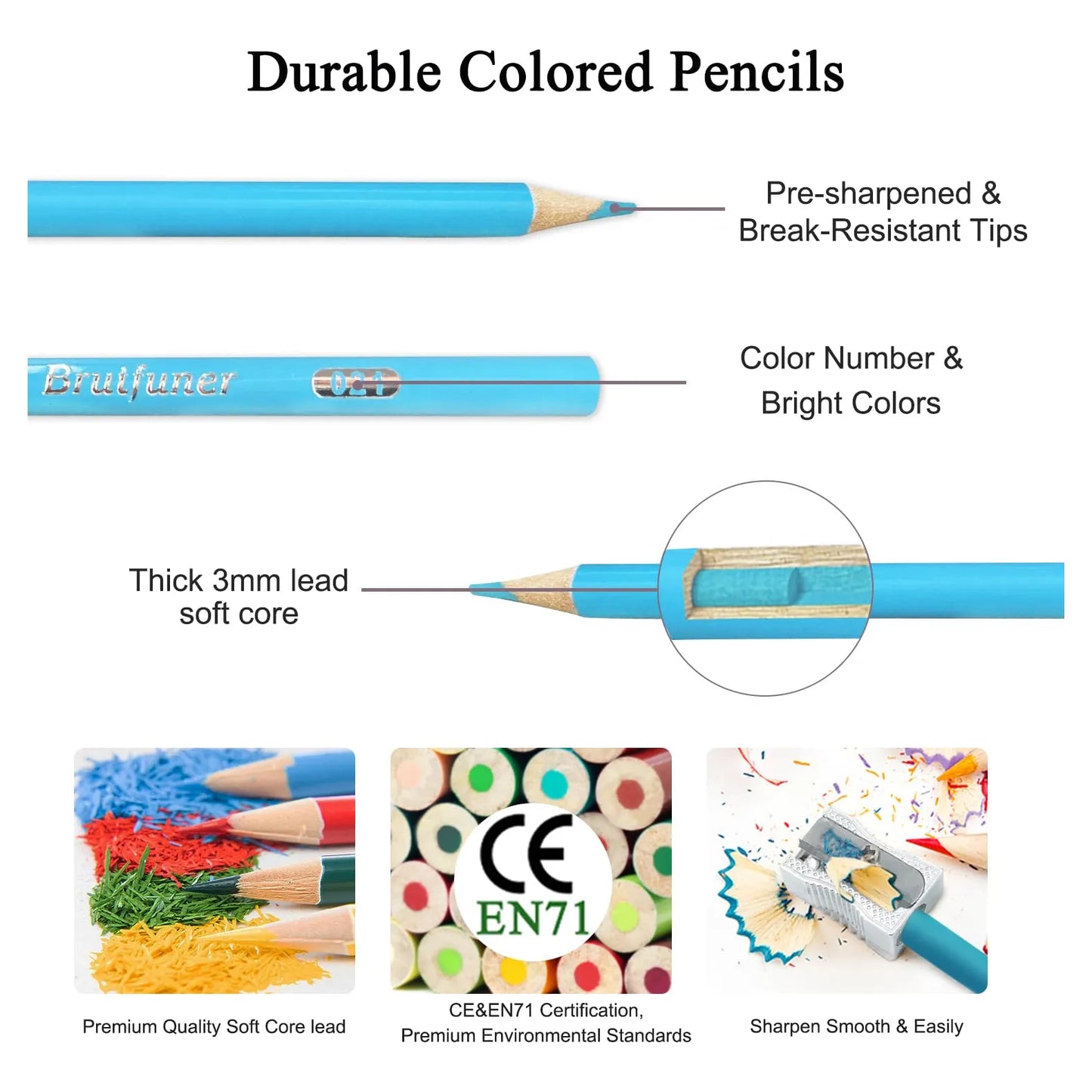 Lápices De Colores Óleo Suaves 120 Piezas Ideal Para Dibujo Y Libros De Colorear