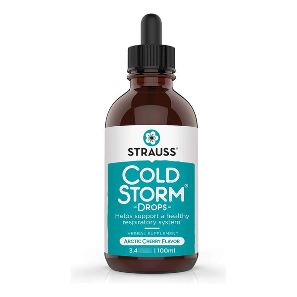 Gotas De Apoyo Inmunológico Y Respiratorio Sabor Cereza Ártica Strauss Naturals