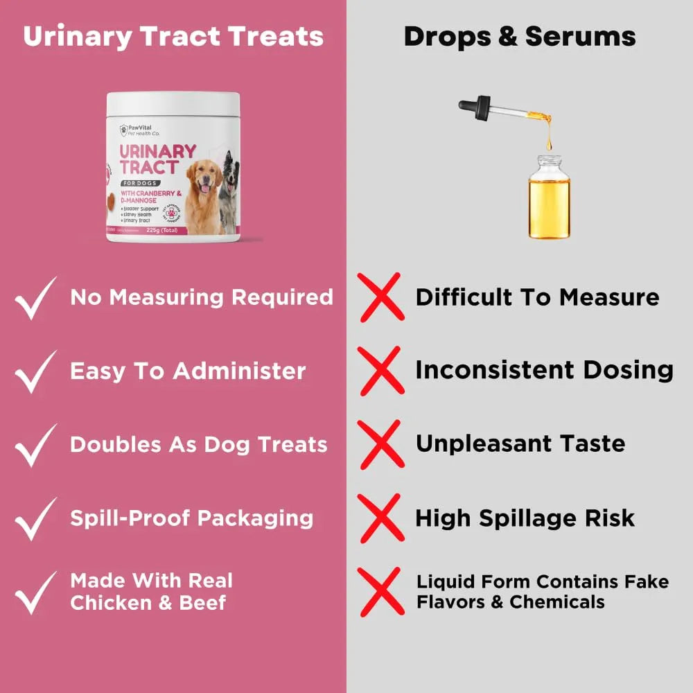 Golosinas Naturales Para Perros Control Vejiga Apoyo Renal Sabor Pollo