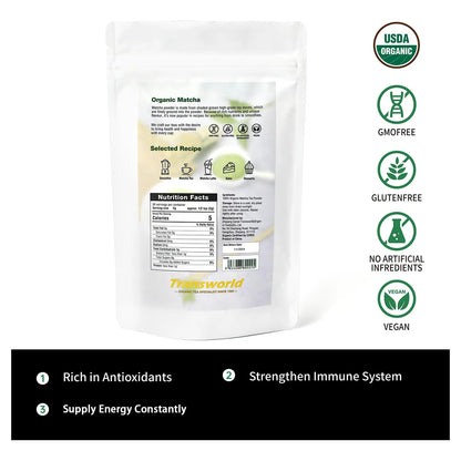 Té Verde Matcha Orgánico En Polvo Grado Ceremonial 100 Puro Energía Natural