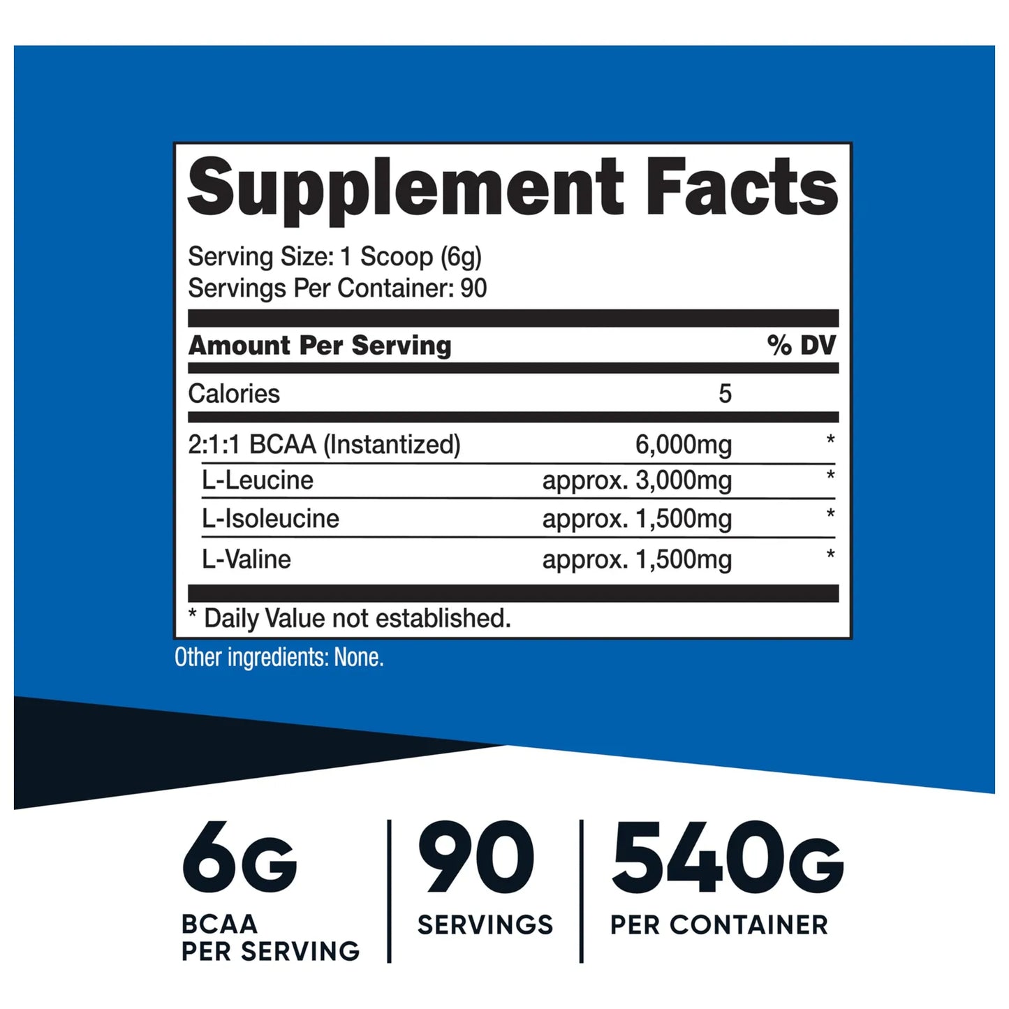 BCAA Polvo 2 1 1 300g Aminoácidos Ramificados Energía Y Recuperación