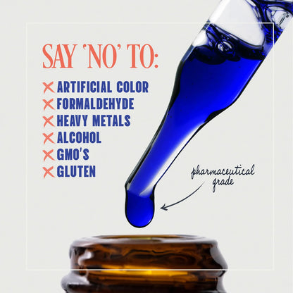 Tinte Azul De Metileno 1 Grado Farmacéutico Botella Cuentagotas 120 Ml