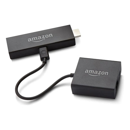 Adaptador Amazon Ethernet Para Fire TV Convierte Tu TV En Smart TV Negro