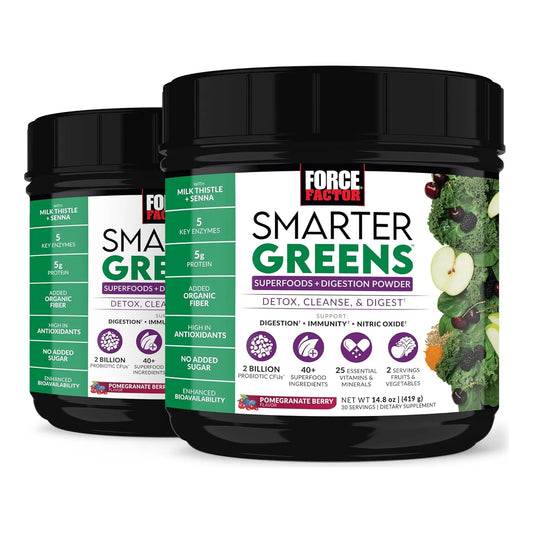 Polvo De Superalimentos Verdes Force Factor Para Digestión Y Energía