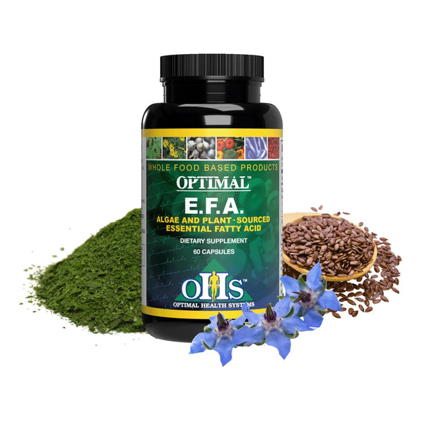 Capsulas 1000 Mg Aceite Borraja Linaza Algas Suplemento Acidos Grasos Esenciales 60 Unidades