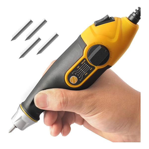 Grabador Profesional 24W 4 Puntas Carburo Para Metal Madera Vidrio UTOOL