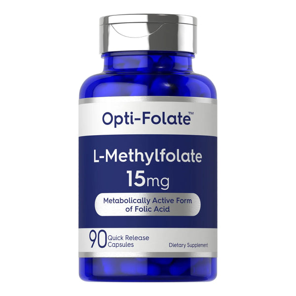 L Metilfolato 15 Mg 90 Cápsulas Potencia Máxima Forma Activa 5 MTHF