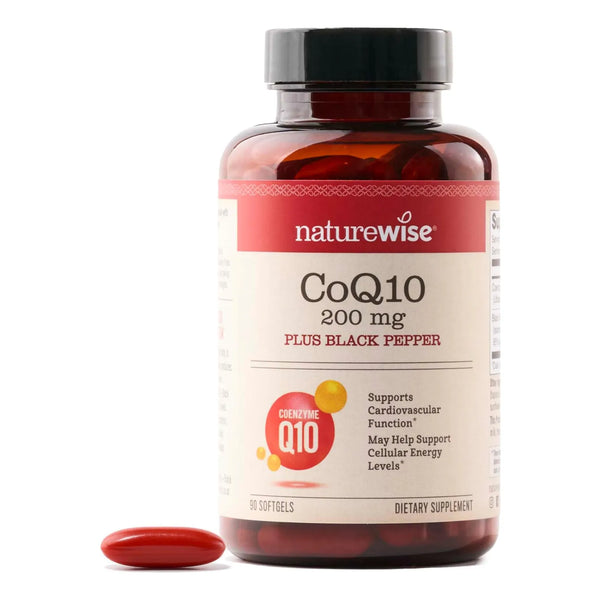 Capsulas Blandas Coenzima Q10 200 Mg Con Pimienta Negra Antioxidante Salud Corazon Y Energia