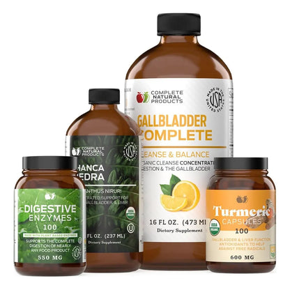 Paquete Completo Limpieza Vesicula Biliar Alivia Dolor E Hinchazon Naturalmente