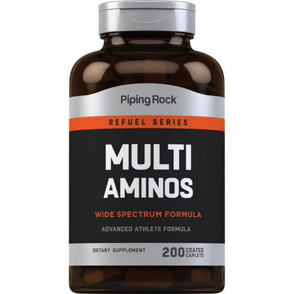 Multiaminoácido Avanzado 200 Cápsulas Fórmula Para Atletas Sin OMG Ni Gluten