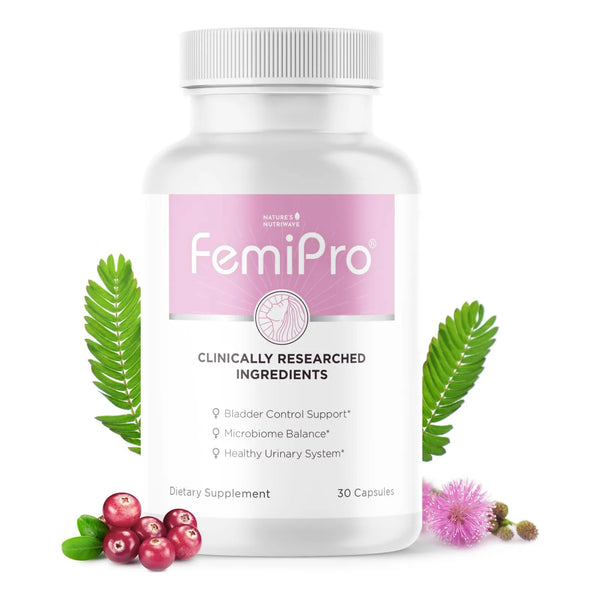 Femipro Suplemento Control Vejiga Hierbas Naturales Probióticos Salud Urinaria