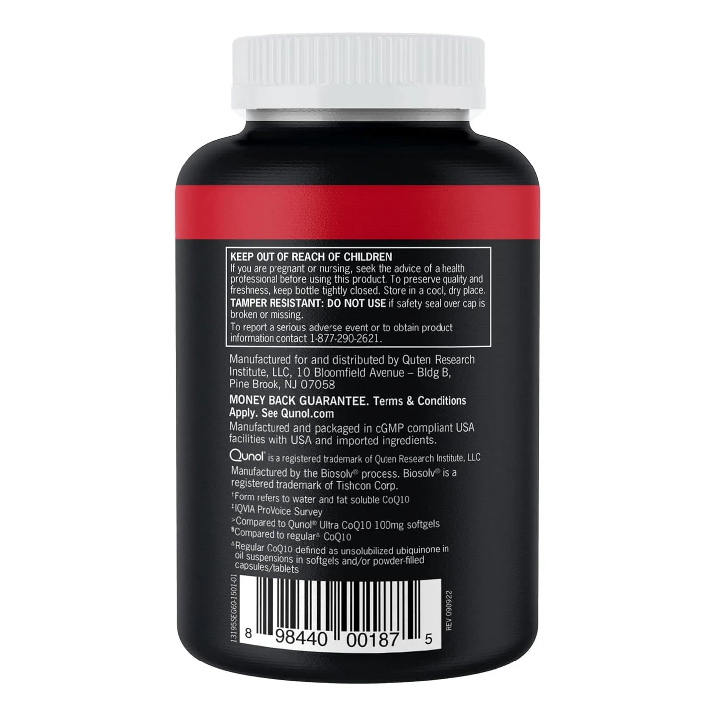 Qunol Coq10 Cápsulas Blandas 200 Mg Ultra Absorción Para Salud Cardíaca Y Energía - Imagen 7