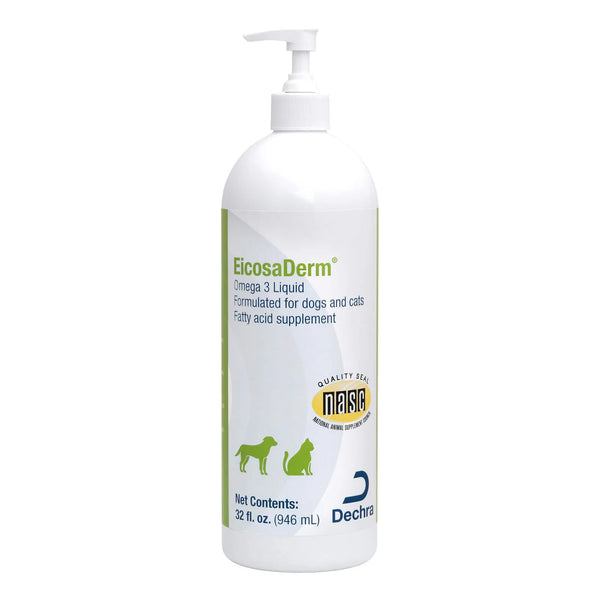 Aceite Omega 3 Líquido Para Mascotas 946ml Suplemento Nutricional EicosaDerm