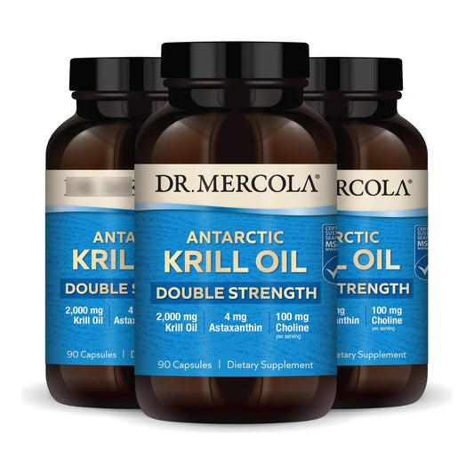 Aceite De Krill Antártico 2000 Mg Omega 3 EPA DHA Salud Cerebral Y Corazón