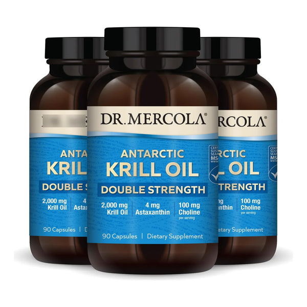 Aceite De Krill Antártico 2000 Mg Omega 3 EPA DHA Salud Cerebral Y Corazón