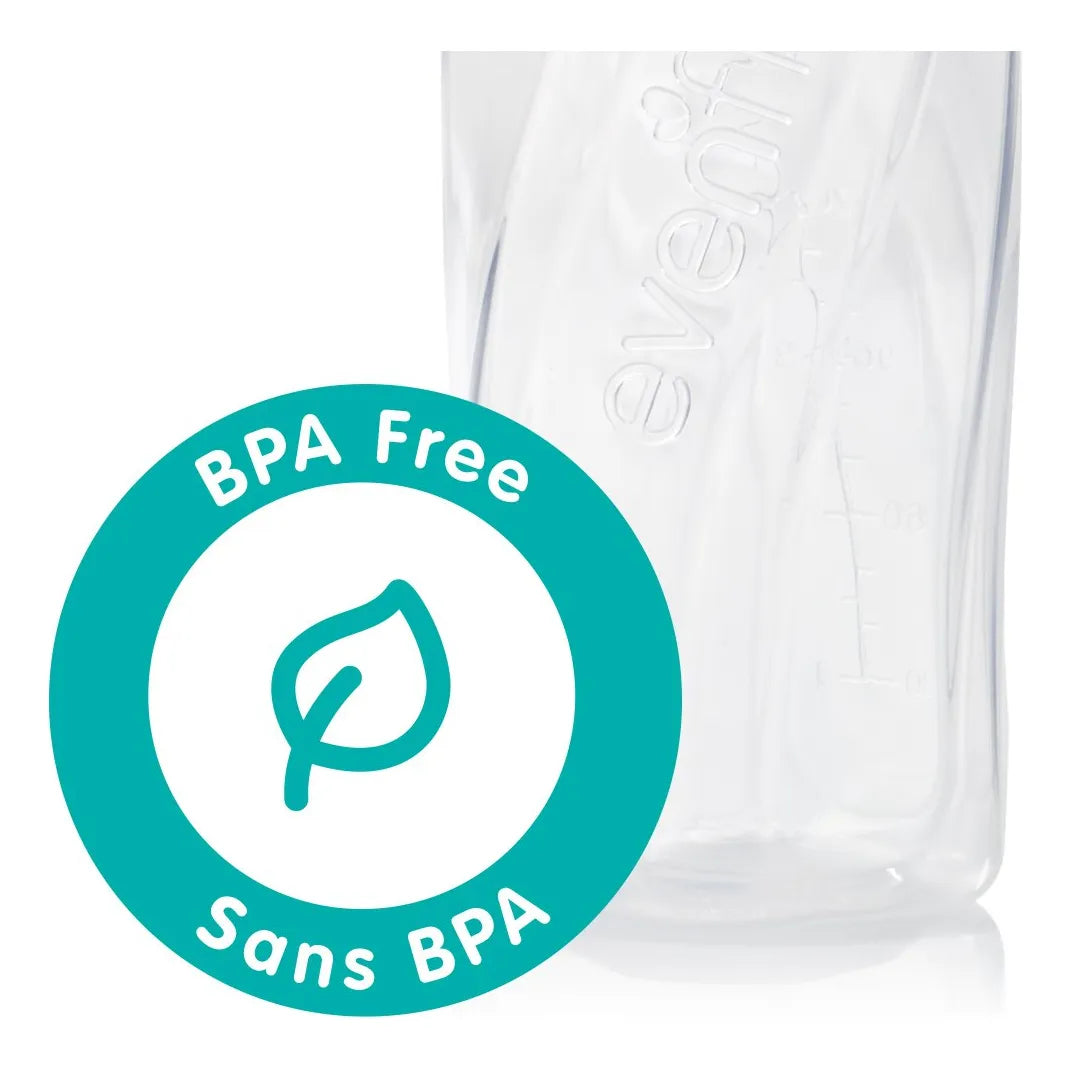Botellas Plasticas Transparentes Para Bebe 240 Ml Libre De BPA Facil Limpieza