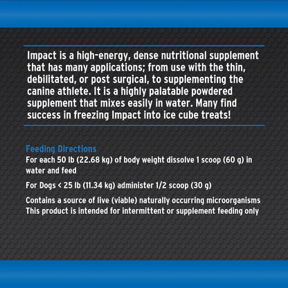 Annamaet Impact Suplemento Nutricional Energético Para Perros 1 Libra