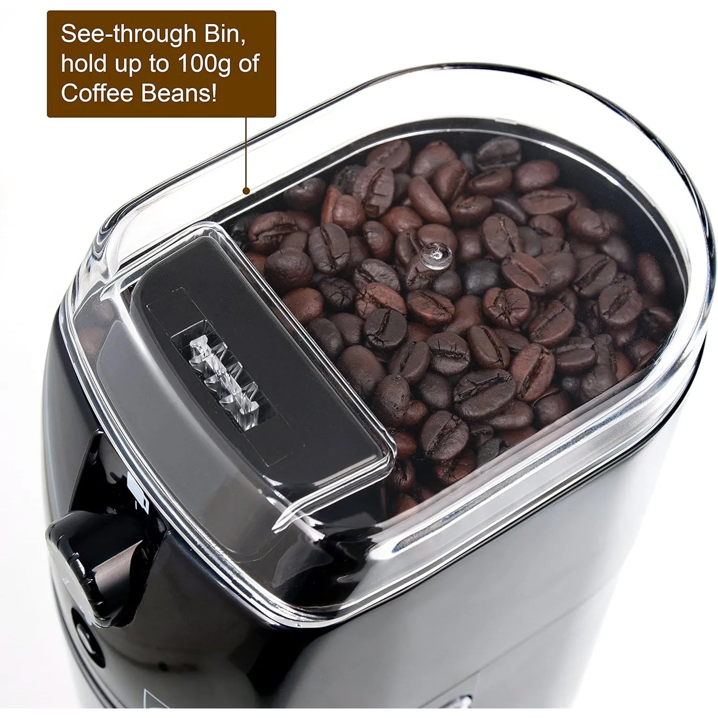 Molinillo De Café Eléctrico Automático Secura SCG 903B 17 Niveles Molienda Envío Gratis