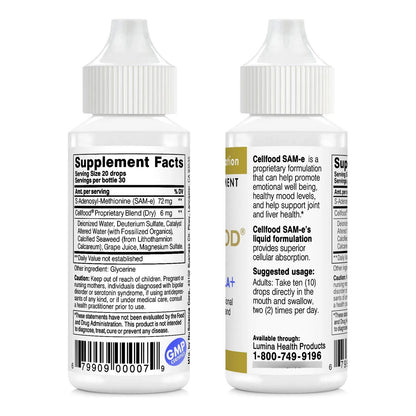 Sam E Liquid Formula Paquete De 3 Unidades Bienestar Emocional Soporte Articular