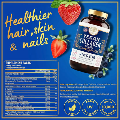 Potenciador De Colageno Vegetal Suaviza Arrugas Fortalece Piel Cabello Uñas