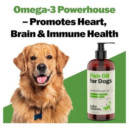 Aceite De Pescado Salvaje Para Perros 946 Ml Omega 3 6 9 Reducir Picazon Y Mejorar Pelaje