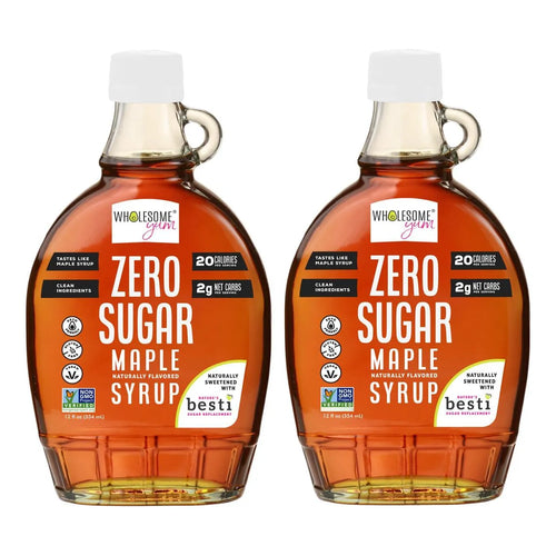 Jarabe De Arce Natural Bajo En Carbohidratos Con Fruta De Monje Ideal Para Dieta Keto