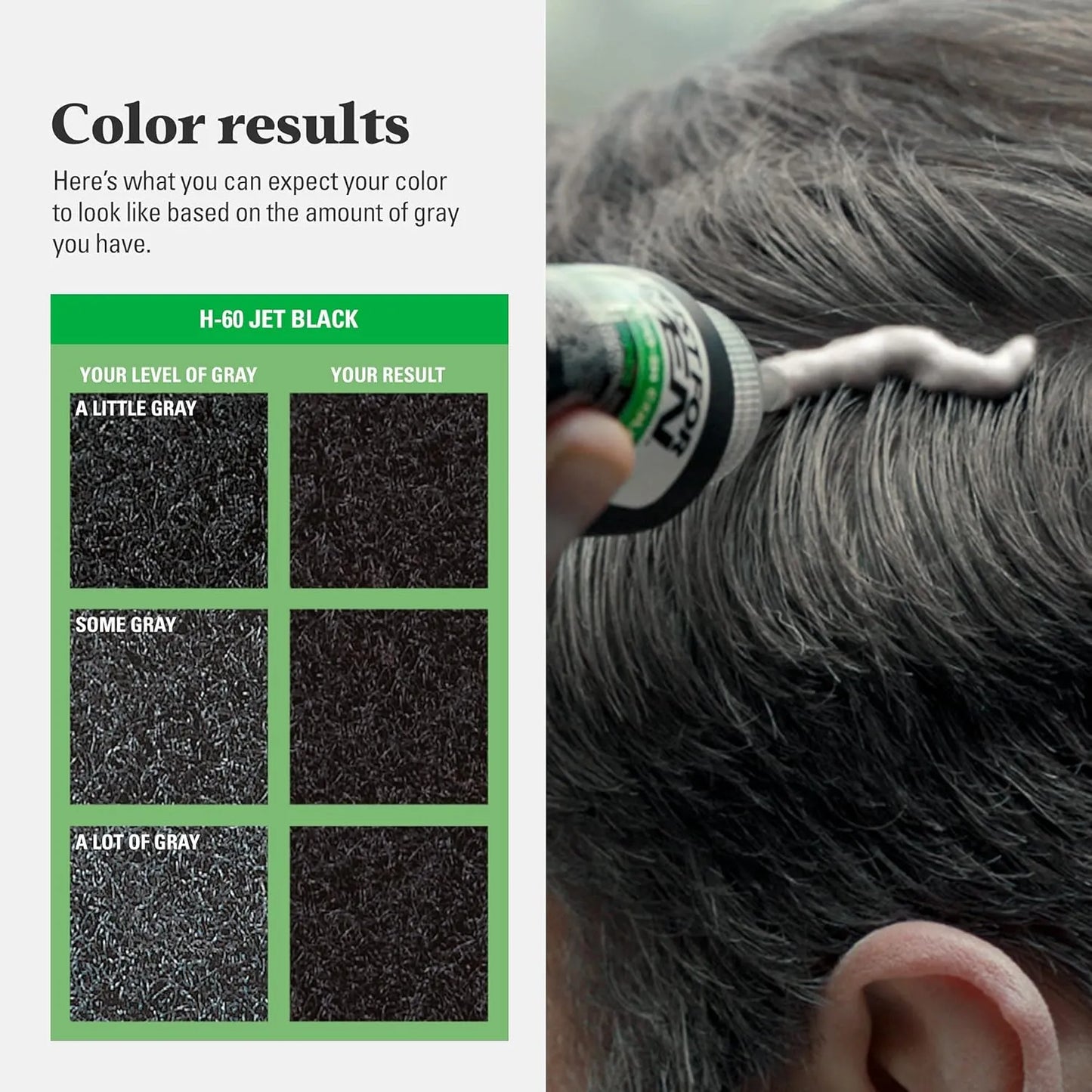 Tintura H-25 Para Cabello Hombres Marrón Ceniza Fórmula Original Paquete De 3