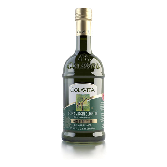 Aceite De Oliva Extra Virgen Colavita 500 Ml Botella Cristal Prensado Frio Italia