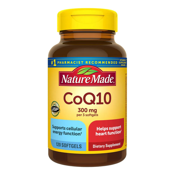 Capsulas Blandas Coq10 300mg Salud Cardiaca Y Antioxidante 120 Unidades