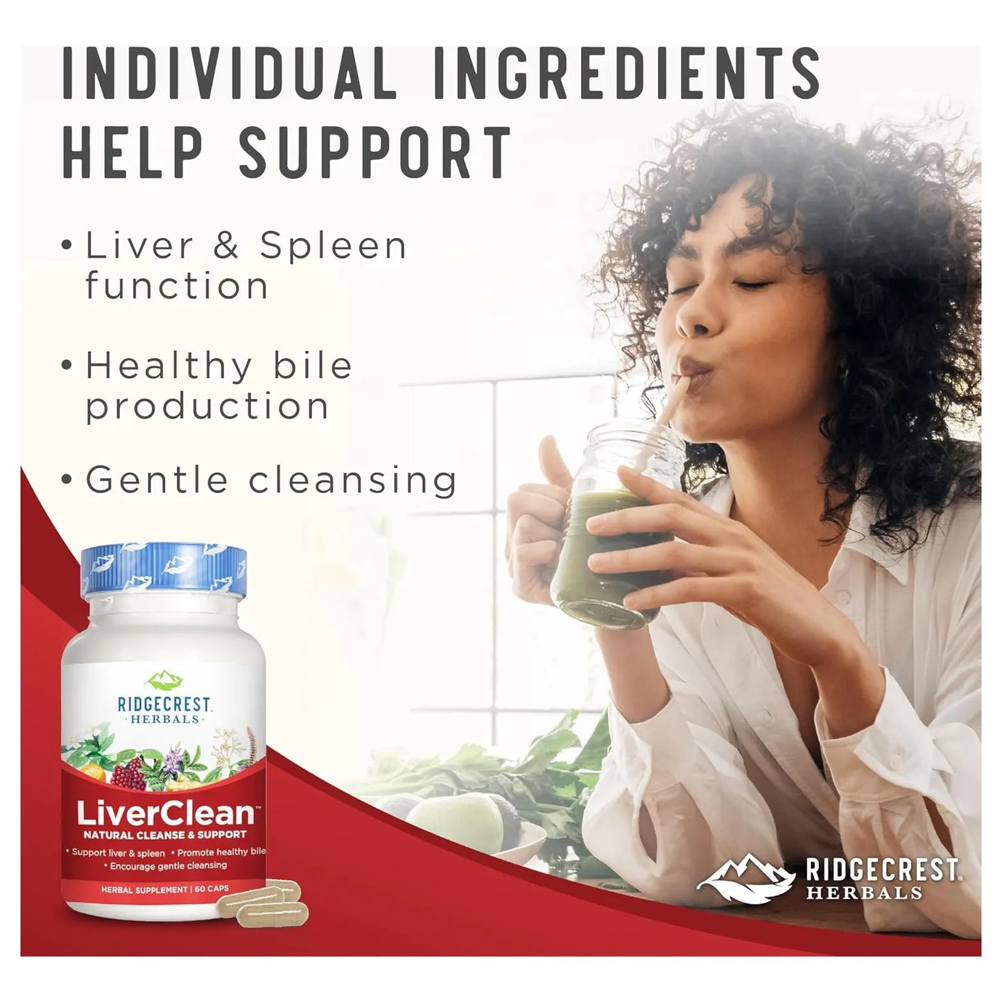 LiverClean Suplemento Hepatico Cardo Bendito Diente De Leon 60 Capsulas