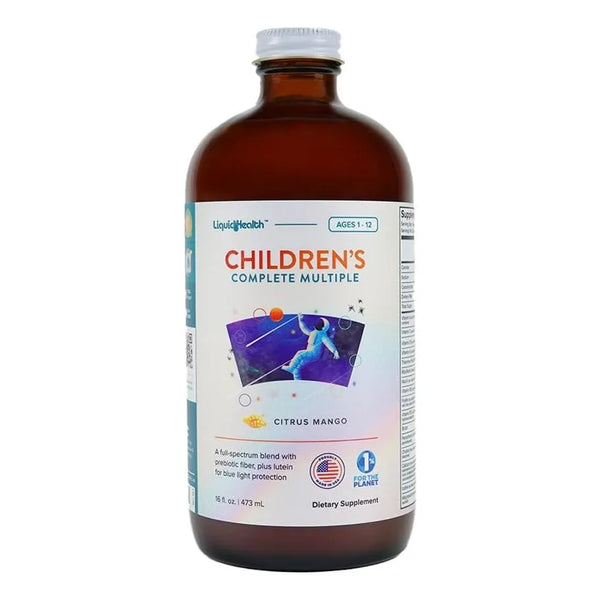 Multivitamínico Líquido Infantil 473 Ml Vitaminas Minerales Sabor Mango