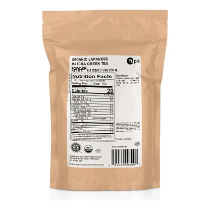 Polvo De Té Verde Matcha Japonés Orgánico 250 Gramos Energía Natural Y Antioxidantes