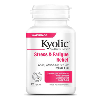 Extracto De Ajo Envejecido Kyolic 100 Capsulas Alivia Estres Fatiga