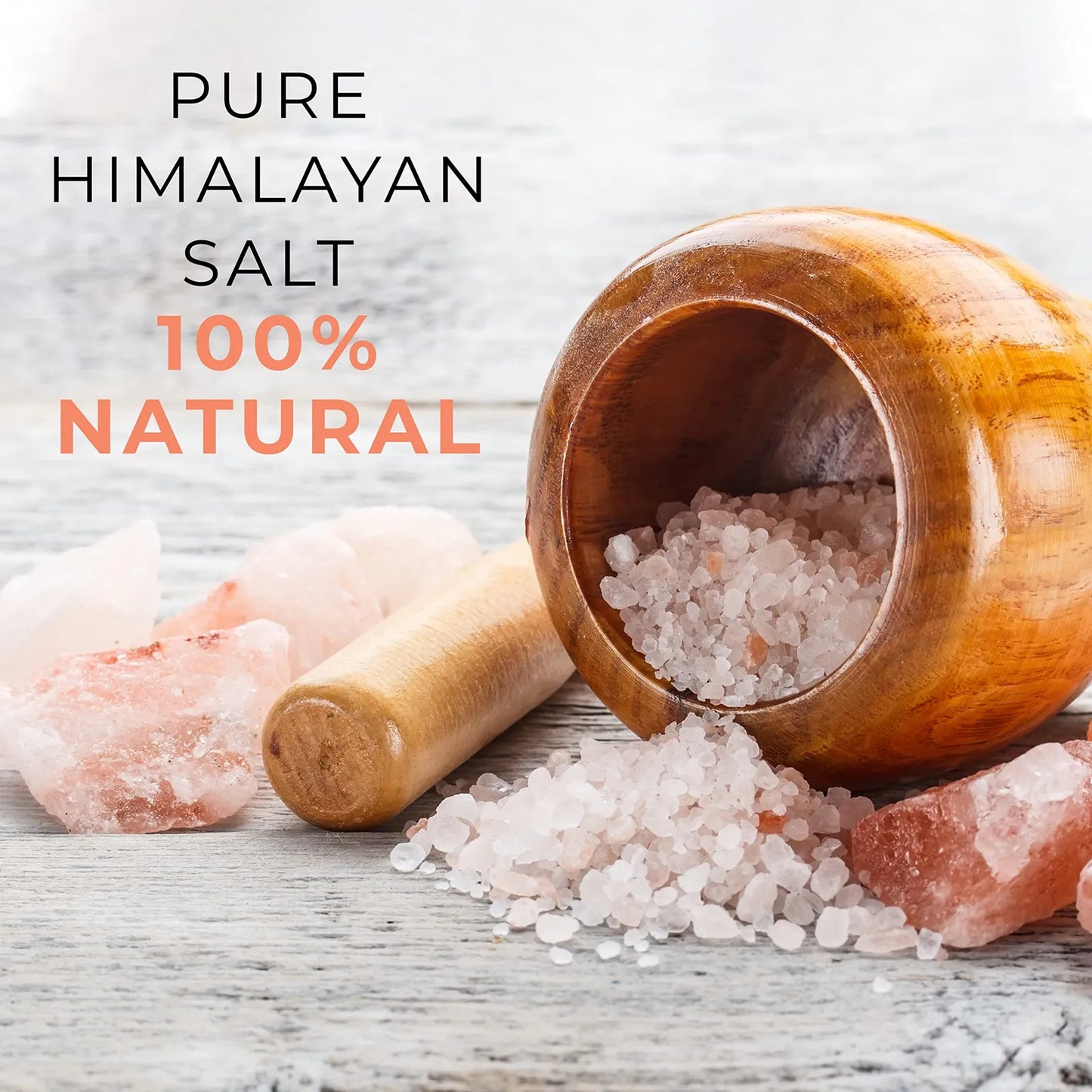 Sal Rosa Del Himalaya Grano Fino 100 Natural Bolsa Resellable 2 Libras Beneficios Saludables