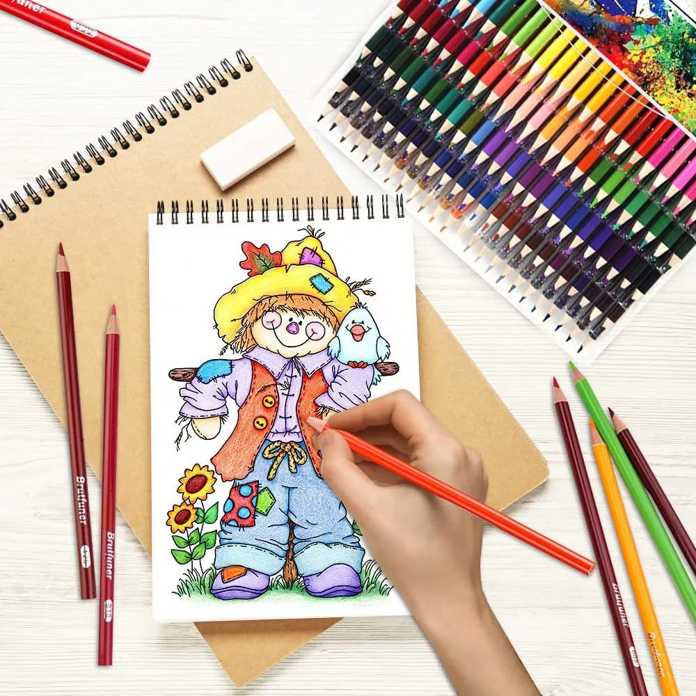 Lápices De Colores Óleo Suaves 120 Piezas Set Profesional Para Artistas Y Creativos