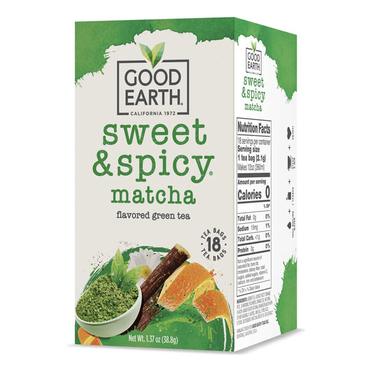 Té Verde Matcha Maker En Bolsitas 18 Unidades Sabor Canela Y Naranja