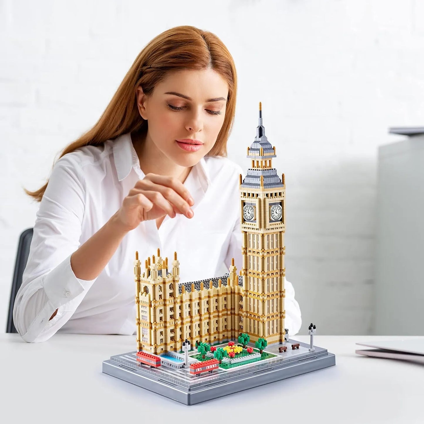 Juego De Bloques 6473 Piezas Modelo Arquitectónico Big Ben Para Adultos