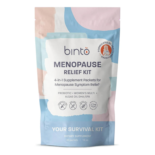 Kit Completo Alivio Menopausia Multisíntoma 4 En 1 Multivitaminas Omega3 Ashwagandha Probióticos