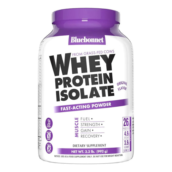 Proteina De Suero De Leche Aislada Sin Azucar Ni Gluten 2.2 Lb Sabor Original