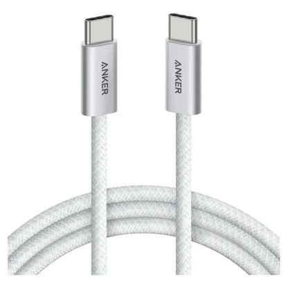 Cargador Anker 70w 30w Gan Con Cables Usb C Alta Potencia Blanco - Imagen 2