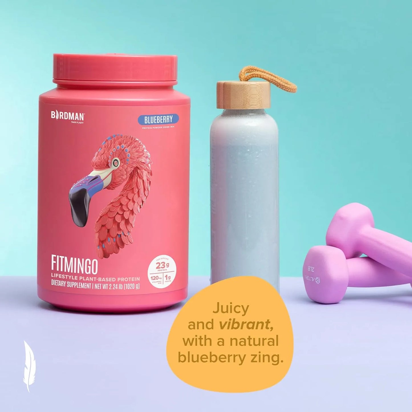 Proteína Vegana En Polvo Para Mujeres Con Inositol Y Colágeno Fitmingo