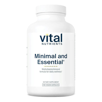 Multivitamínico Esencial Minimalista Antioxidante Diario 180 Cápsulas Suplemento Completo